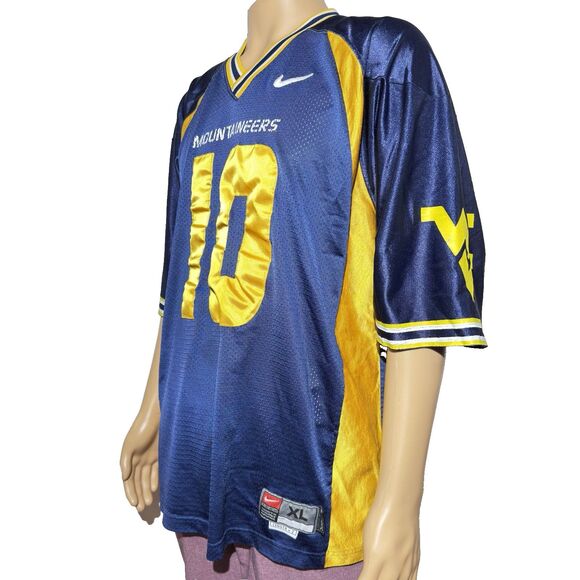 Nike Team West Virginia Mountaineers #10 Football Jersey Men’s XL Rich Rod Era - Picture 4 of 8